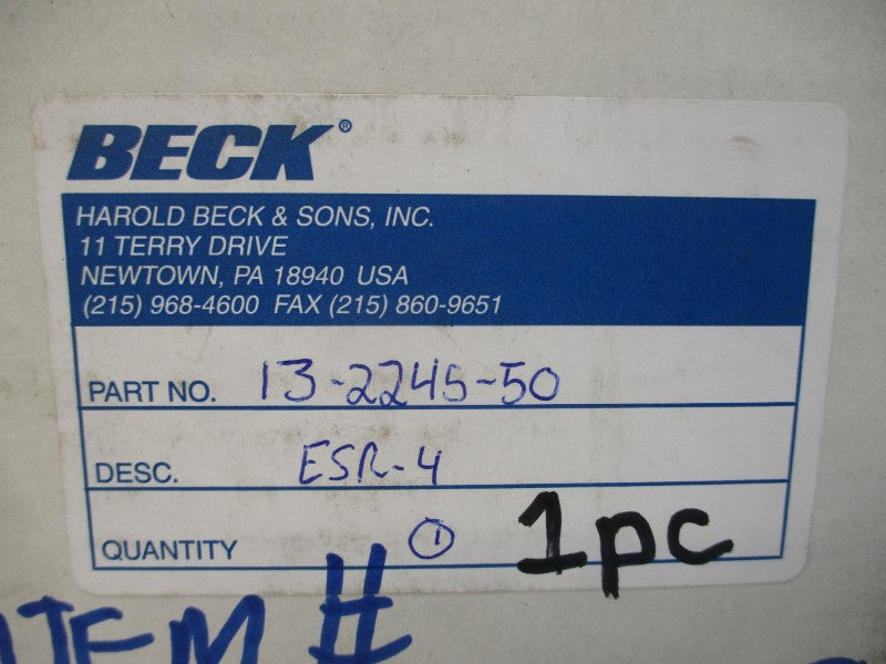 BECK 13-2245-50 ESR-4 NSMP
