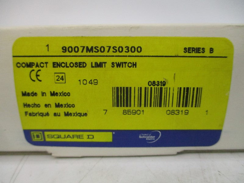SQUARE D 9007MS07S0300 SER. B 125/250VAC 10A NSMP