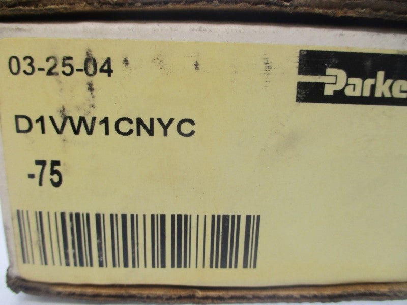 PARKER D1VW1CNYC-75 110/120V 0.49-0.58A 1500-5000PSI NSMP
