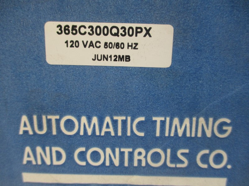 ATC CONTROLS 365C300Q30PX 120VAC 7A NSMP