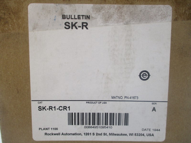 ALLEN BRADLEY SK-R1-CR1 SER. A NSFS
