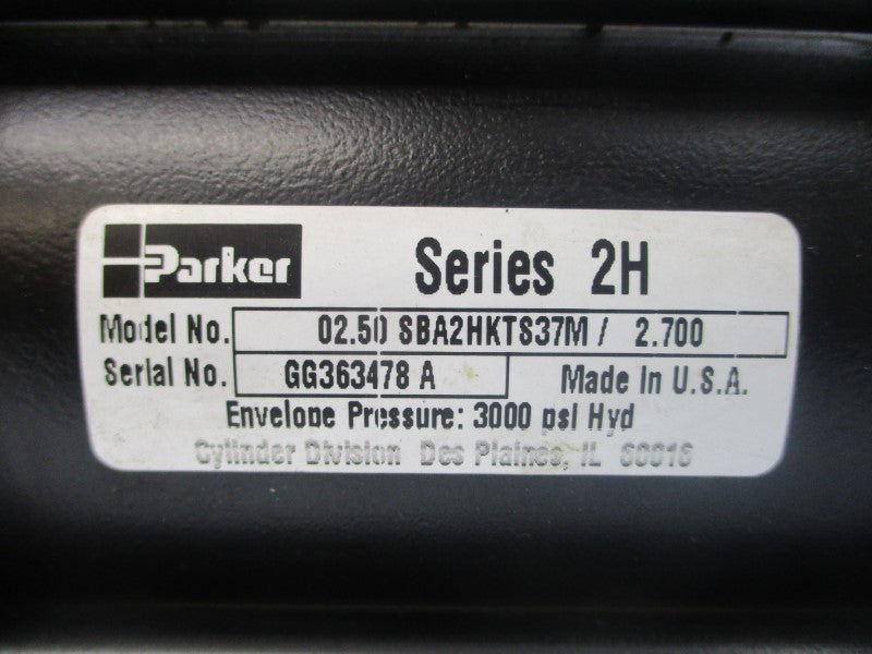 PARKER 02.50SBA2HKTS37M/2.700 3000PSI NSNP