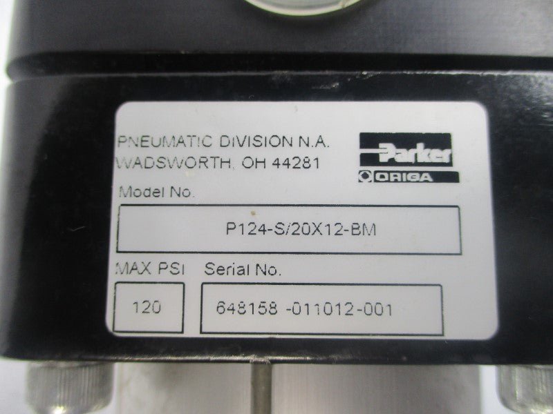 PARKER P124-S/20X12-BM 120PSI NSNP
