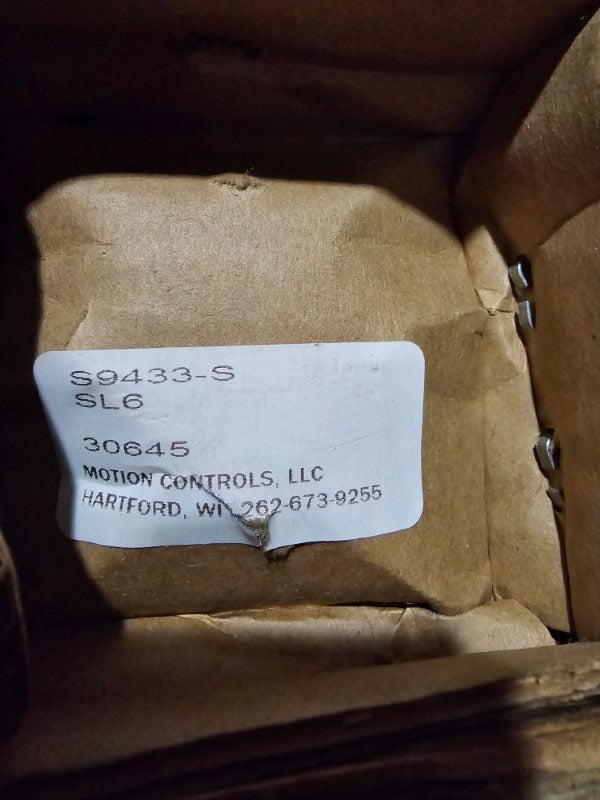 MOTION CONTROLS S9433-SL6 30645 NSMP