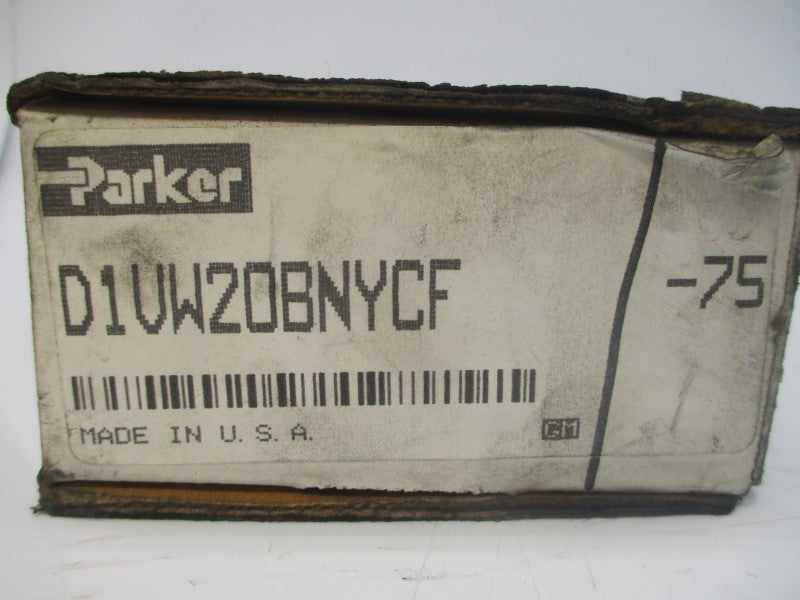 PARKER D1VW20BNYCF-75 110/120V .42-.50A 1500-5000PSI NSMP