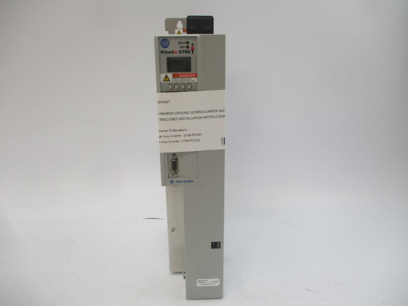 ALLEN BRADLEY 2198-S086-ERS3 SER. B F/W 13.005 276-747VDC 9.6A NSMP