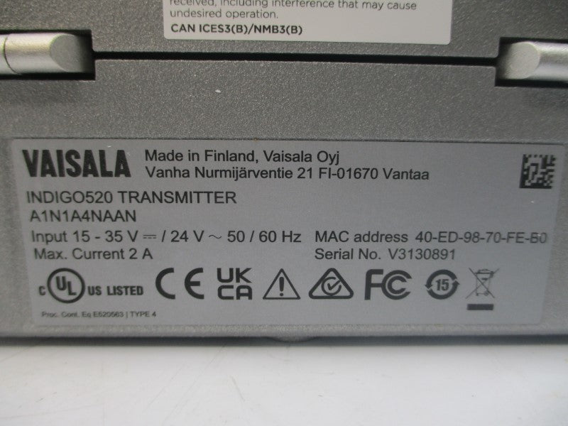 VAISALA INDIGO520A1N1A4NAAN 15-35V 2A NSMP