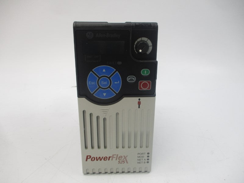 ALLEN BRADLEY 25B-D1P4N104 SER. A F/W 7.001 323-528VAC 1.0-1.9A NSMP