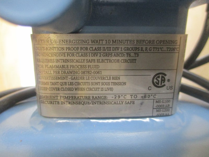 ROSEMOUNT MS030AR1THASA1M0N5L1D2 85V 2A 275PSI NSNP