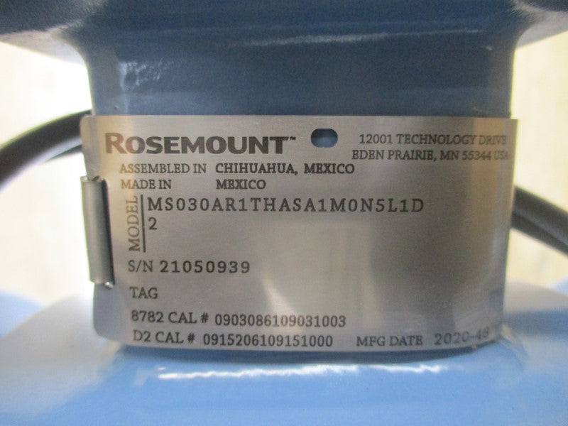 ROSEMOUNT MS030AR1THASA1M0N5L1D2 85V 2A 275PSI NSNP