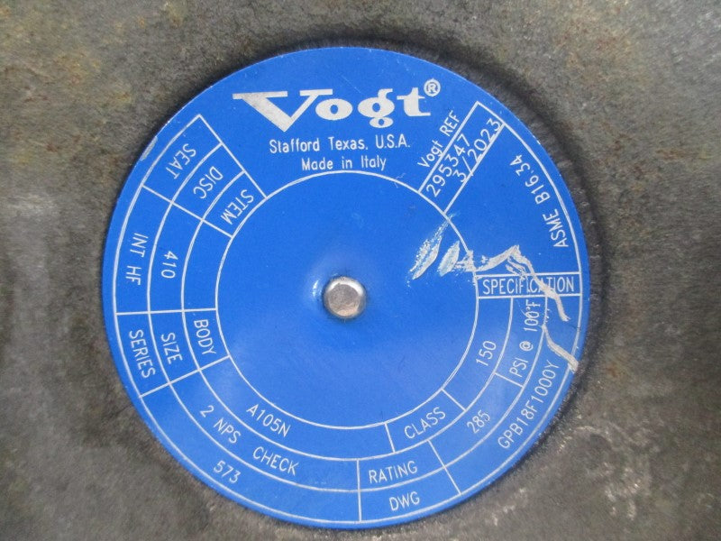 VOGT 295347 285PSI 2" NSNP
