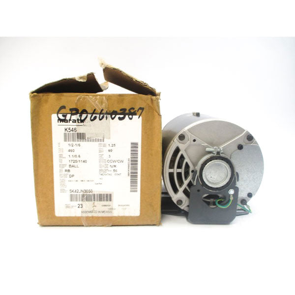 MARATHON MOTORS 5K42JN3050 460V 1.1/0.6A NSMP