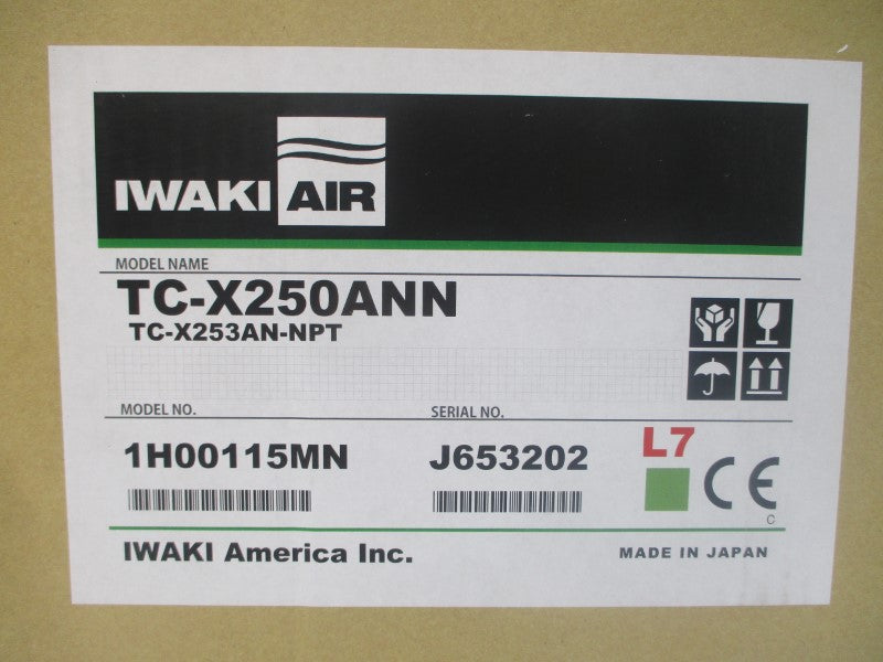 IWAKI AIR 1H00115MN TC-X250ANN 100PSI NSMP