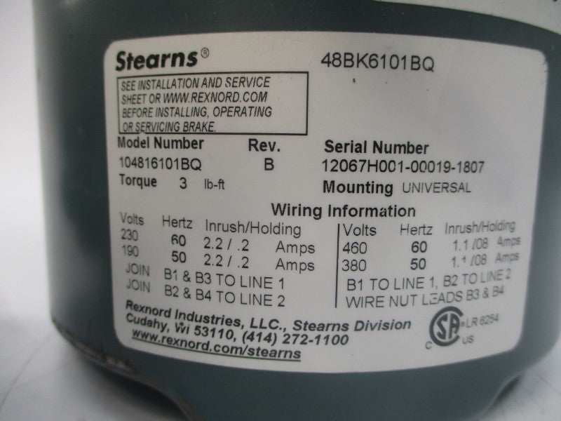 RELIANCE ELECTRIC P56X7200 34L008-0097G1 208-230/460V 1.9-1.8/.9A NSNP