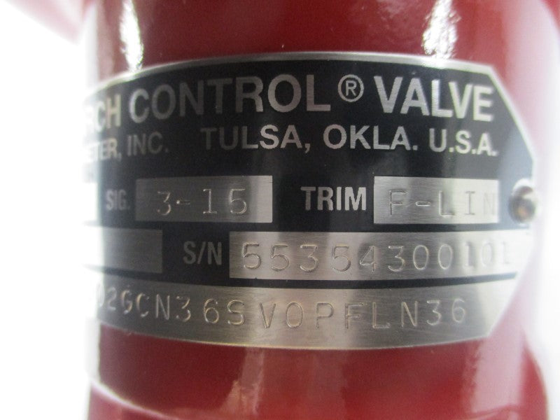 RESEARCH CONTROLS 1002GCN36SV0PFLN36 3-15PSI NSNP