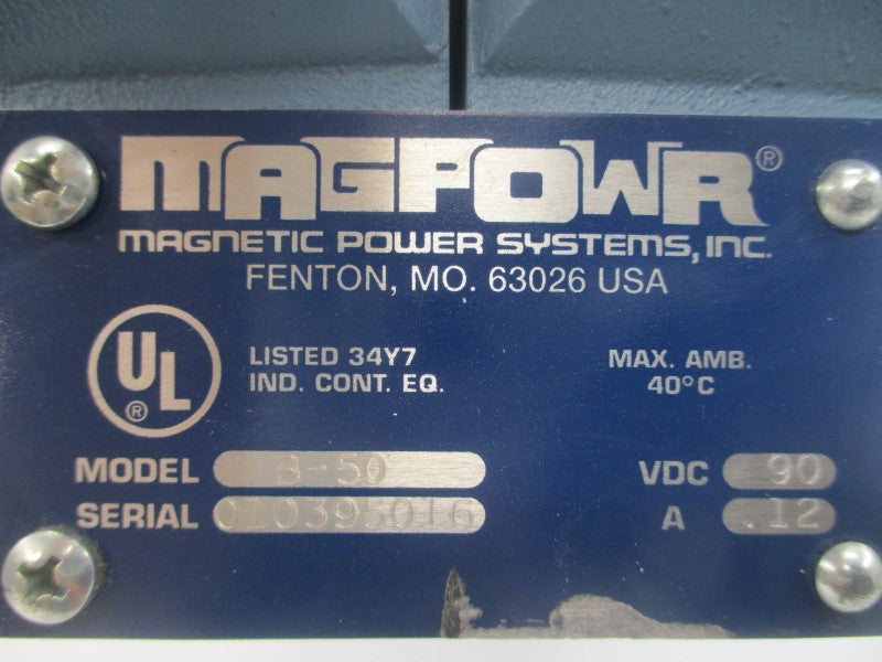MAGPOWR B-50 90VDC .12A NSNP