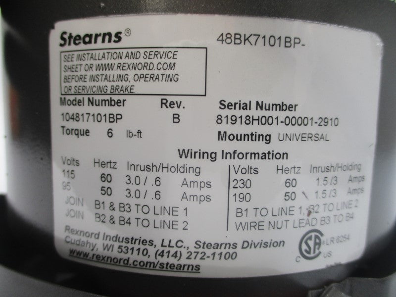 BALDOR 34-5925-5884-C 10481710BP 230/460V 2.4/1.2A NSNP