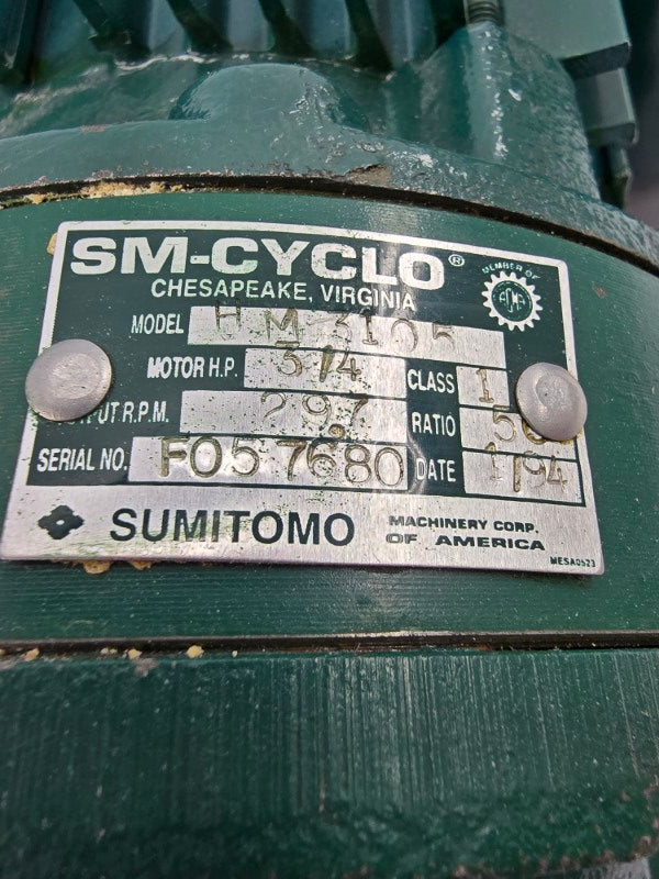 SUMITOMO HM3105 TC-F/FB-1A 230/460V 2.3/1.3A UNMP