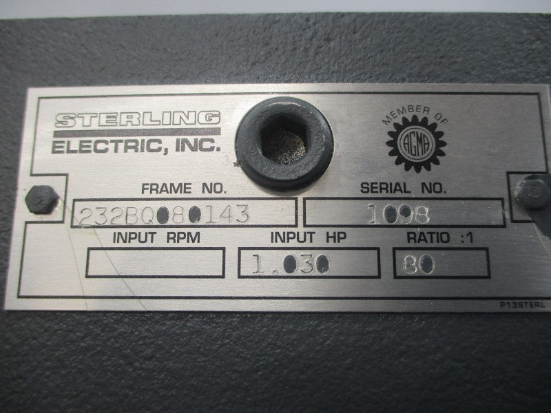STERLING 232BQ080143 NSNP