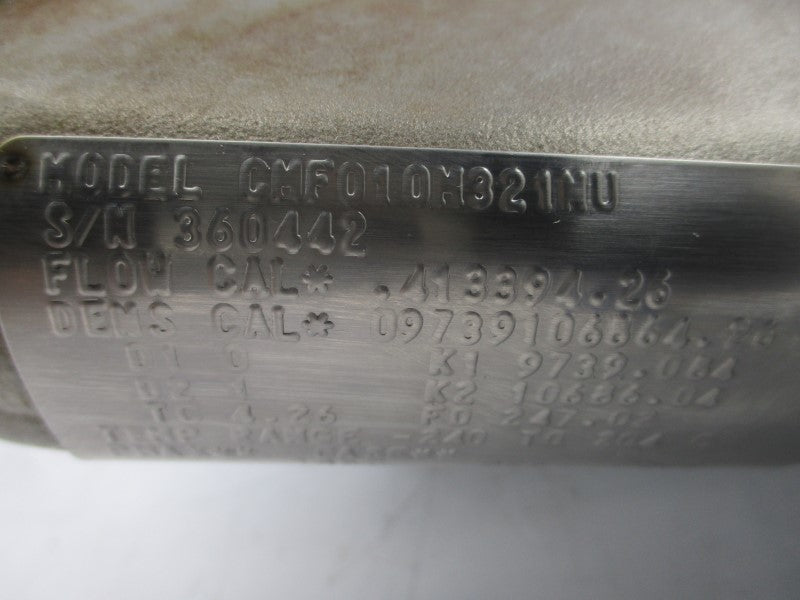 MICRO MOTION CMF010M321NU 15V 425PSI UNMP