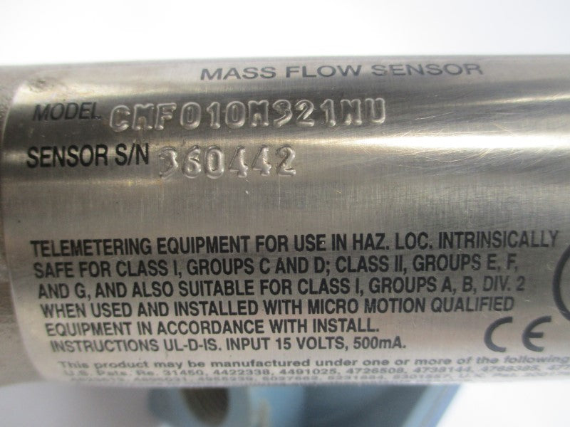 MICRO MOTION CMF010M321NU 15V 425PSI UNMP