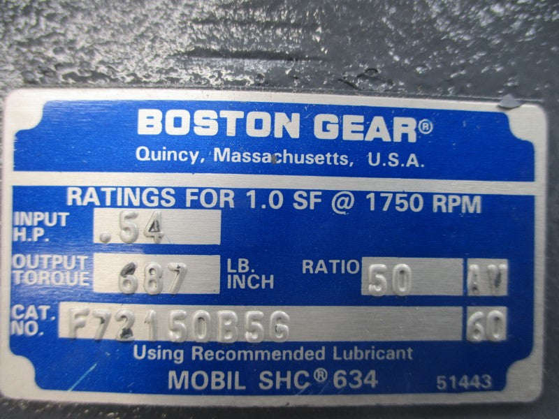 BOSTON GEAR F721-50-B5-G NSMP