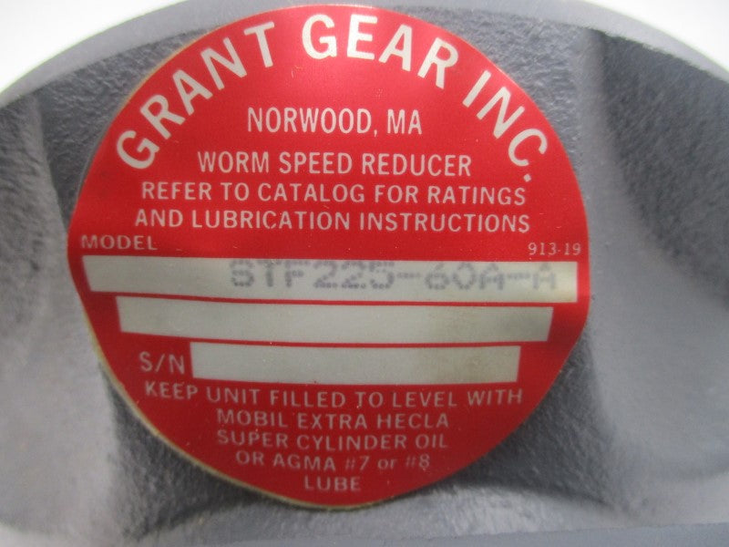 GRANT GEAR STF225-60A-A NSNP