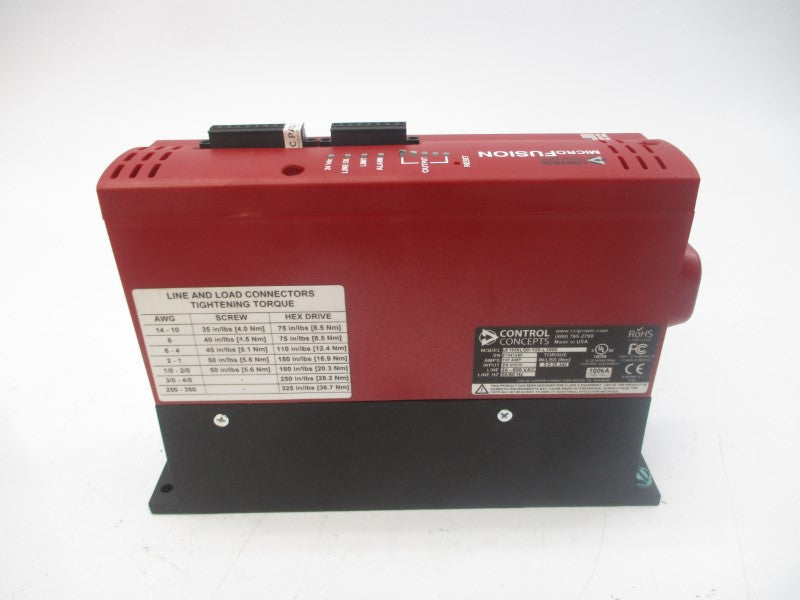 CONTROL CONCEPTS UF1HXLG0-100-L1000 24-600VAC 100A NSNP