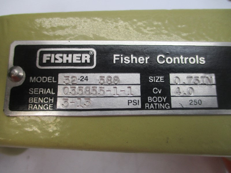 FISHER CONTROLS 32-24588 3-13PSI 0.75" NSNP