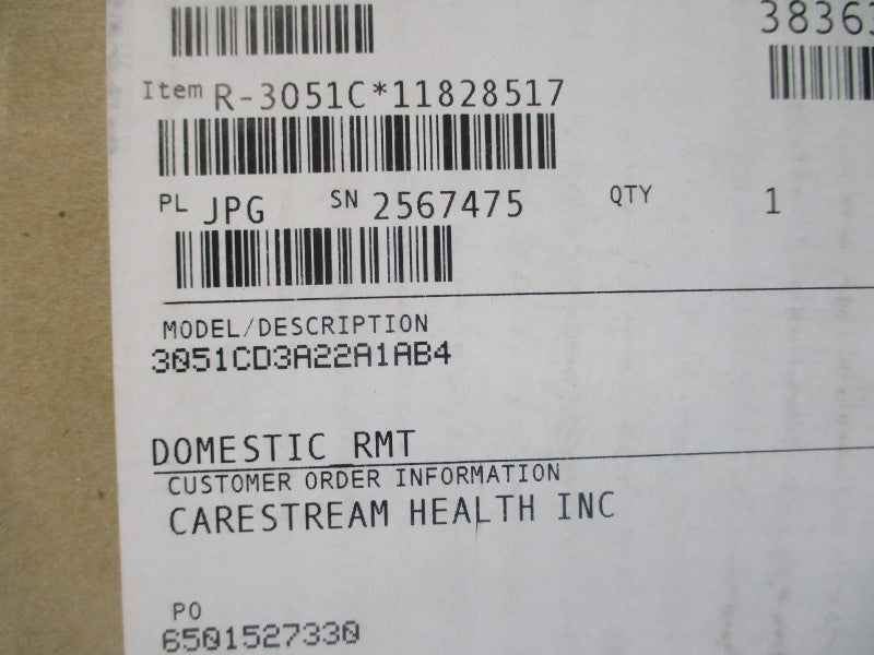 ROSEMOUNT 3051CD3A22A1AB4 10.5-55VDC 3626PSI NSMP