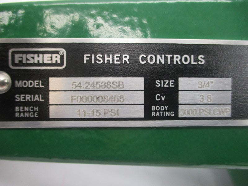 FISHER CONTROLS 54.24588SB 11-15PSI 3/4" NSNP