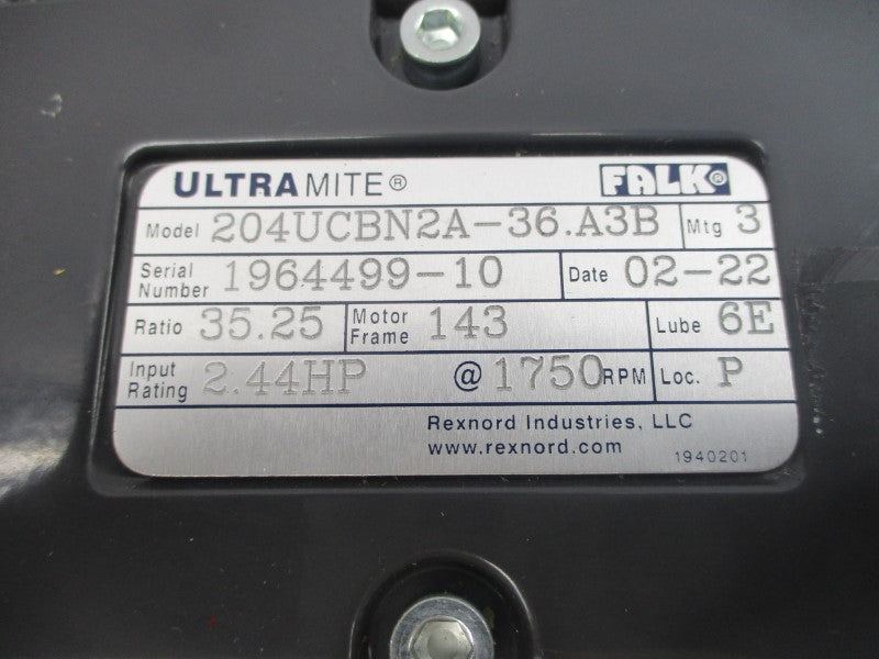 FALK 204UCBN2A-36.A3B NSNP