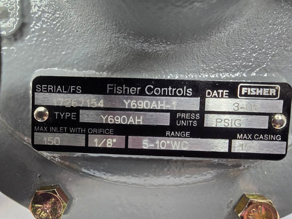FISHER CONTROLS Y690AH 150PSI 1/8" NSNP