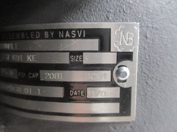 KUNKLE VALVE 337-K01-KE 15.0PSI 3" (AS PICTURED) NSNP