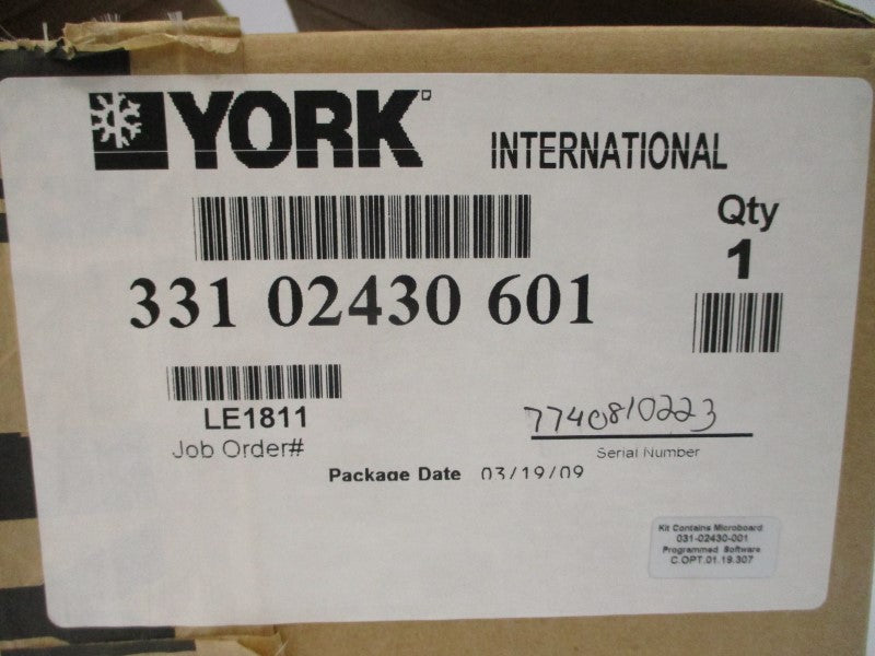 YORK 33102430601 NSMP