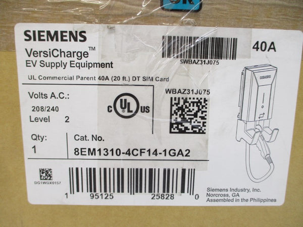 SIEMENS 8EM1310-4CF14-1GA2 208/240V 40A REV. 0.1 NSMP