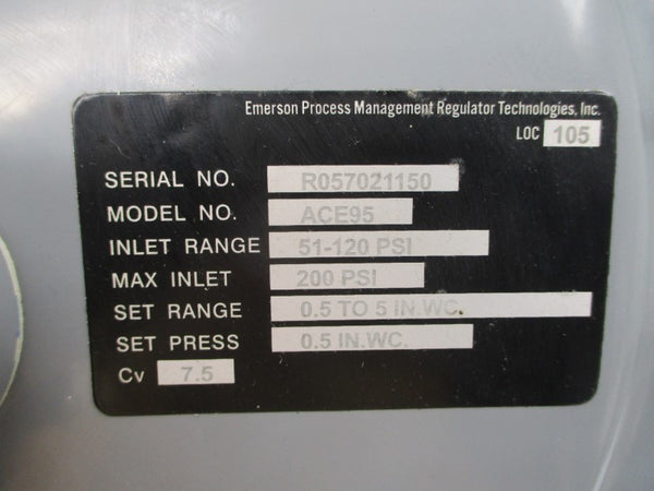 EMERSON ACE95 51-120PSI UNMP