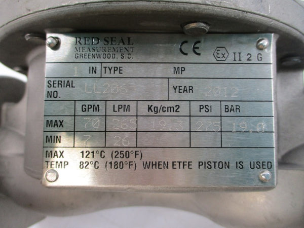 RED SEAL MP 275PSI 1" UNMP