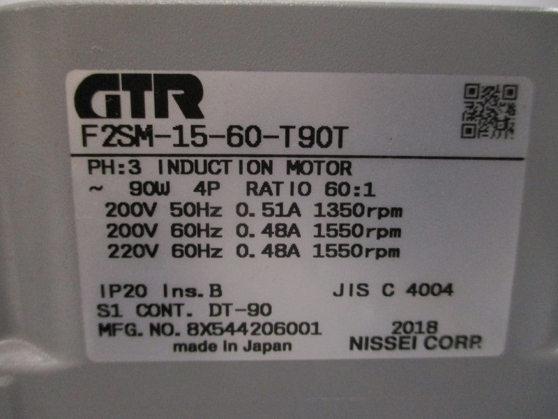GTR F2SM-15-60-T90T 200/220V 0.48/0.51A NSMP