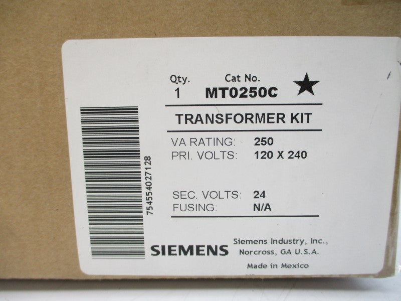 SIEMENS MT0250C 120/240V NSMP