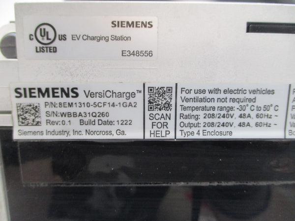 SIEMENS 8EM1310-5CF14-1GA2 208/240V 48A REV. 0.1 NSMP