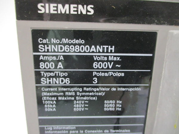 SIEMENS SHND69800ANTH 600V 800A NSMP