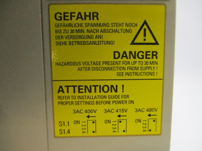 SIEMENS 6SN1145-1AA01-0AA1 480V UNMP