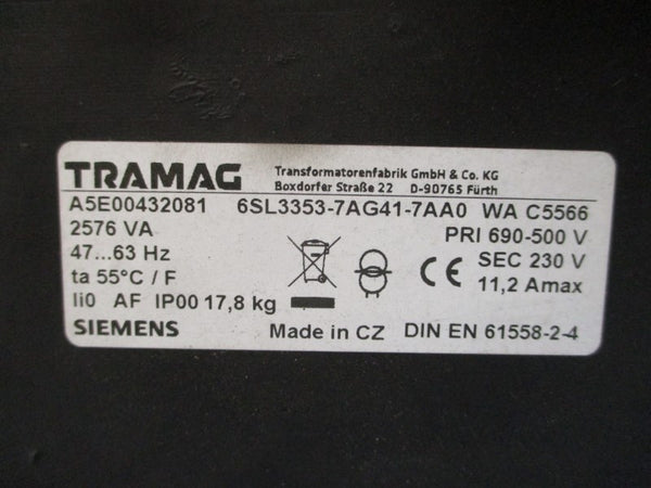 SIEMENS 6SL3353-7AG41-7AA0 690-500V UNMP