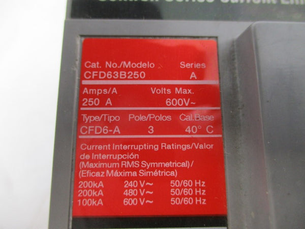 SIEMENS CFD63B250 SER. A 600V 250A UNMP