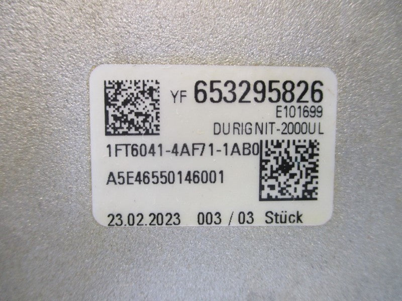 SERVO MOTOR 1FT6041-4AF71-1AB0 (AS IS) NSNP