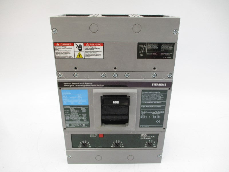 SIEMENS LXD63B600 600V 600A NSMP