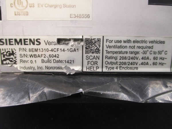 SIEMENS 8EM1310-4CF14-1GA1 208/240V 40A REV. 0.1 UNMP