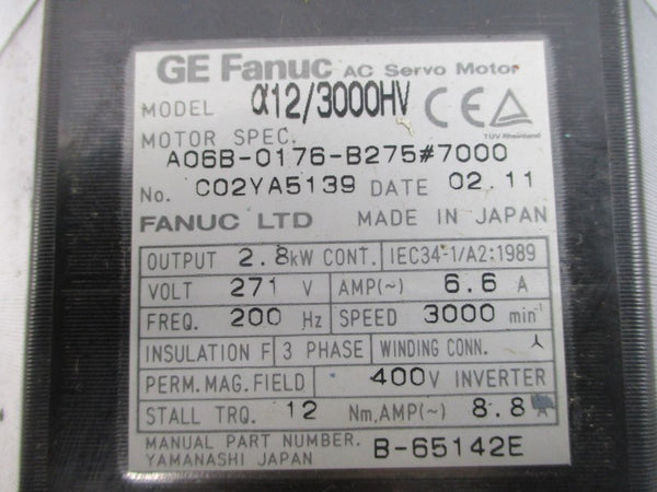 FANUC A06B-0176-B275#7000 271V 6.6A NSNP