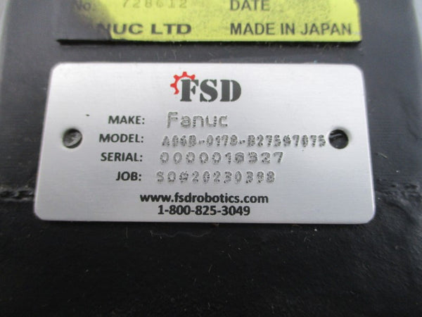 FANUC A06B-0178-B275-7075 UNMP